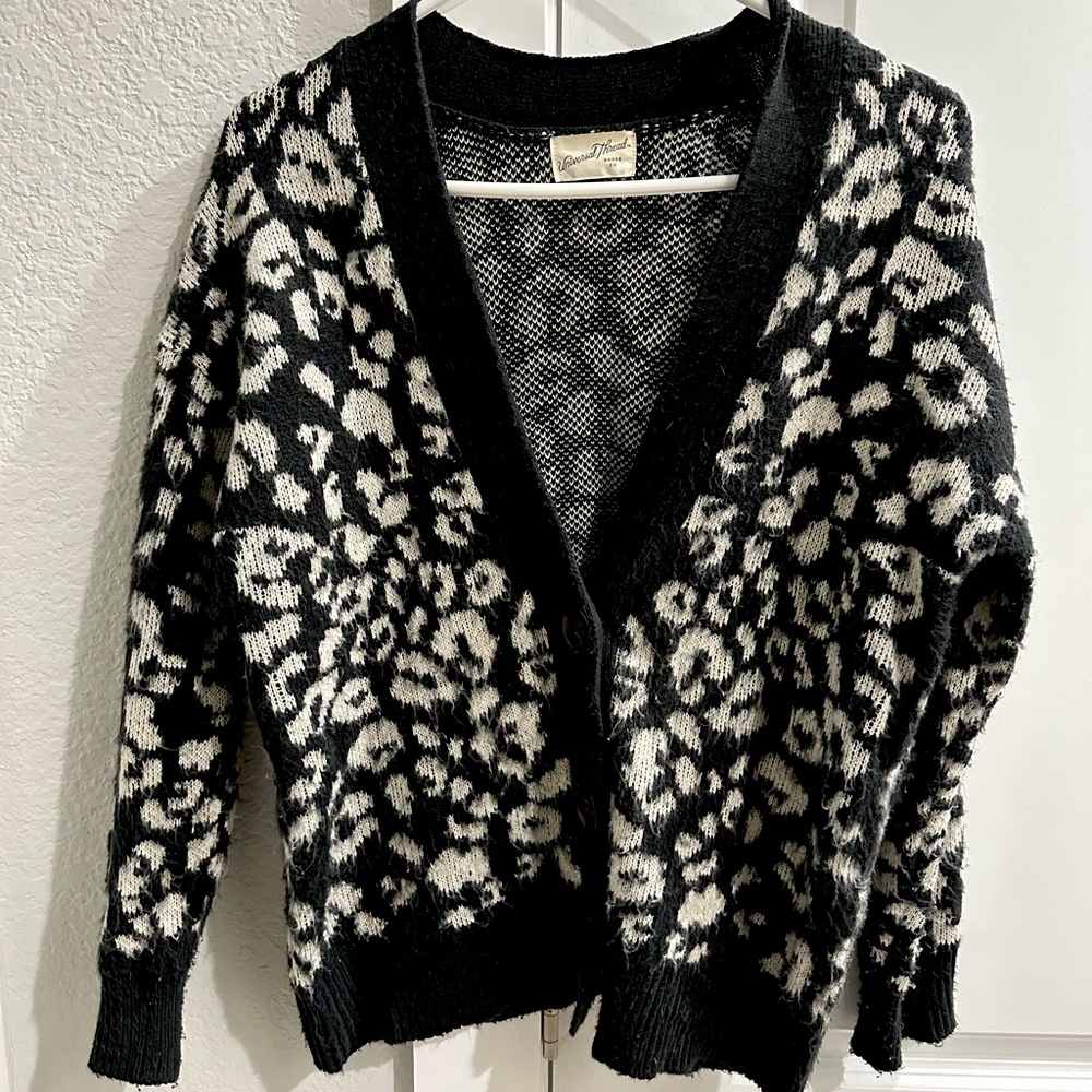 Universal Thread Leopard Cardigan